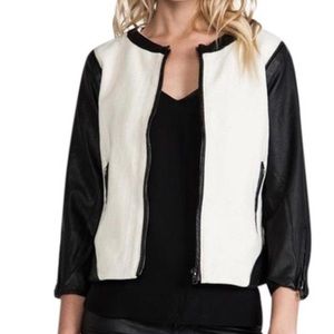 Sanctuary Faux Leather Cropped Jacket